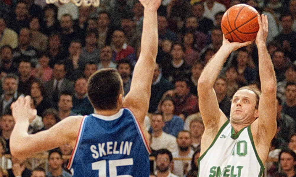 Du&scaron;an Hauptman, Ko&scaron;arka Olimpija Cibona / Foto: Luka Cjuha