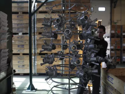 - 29.09.2014 - Podjetje HIDRIA d.d., proizvodnja sistemov za klimatizacijo in avtomobilsko tehnologijo, Spodnja Kanomlja 23 - Spodnja Idrija//FOTO: Luka Cjuha