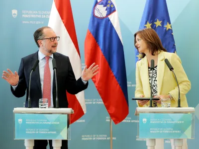 Alexander Schallenberg je prvi tuji zunanji minister, ki se je po nastopu nove vlade oglasil pri &scaron;efinji slovenske diplomacije Tanji Fajon. Teme pogovorov so segale od mednarodnih do dvostranskih vpra&scaron;anj.