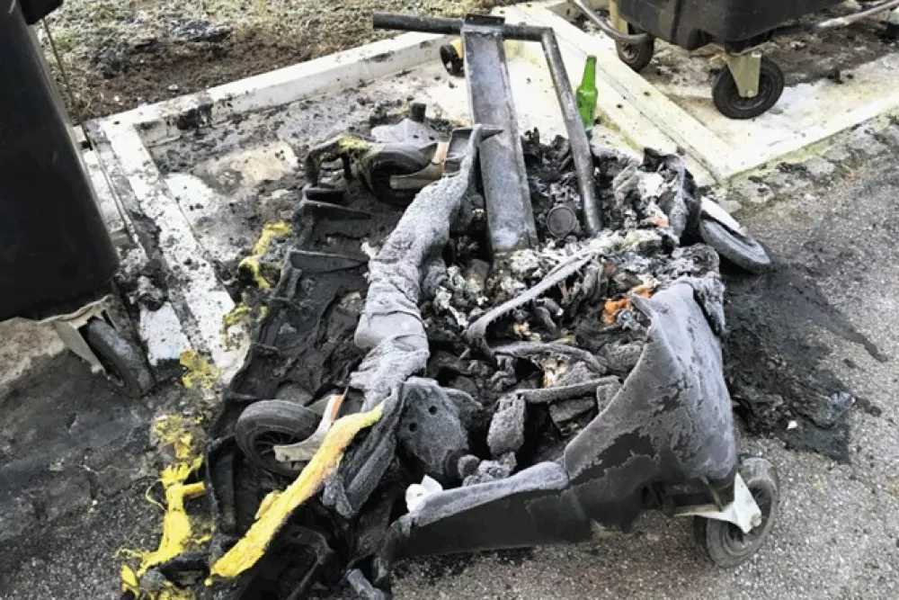 Bežigrajčani se bojijo, da je na delu požigalec