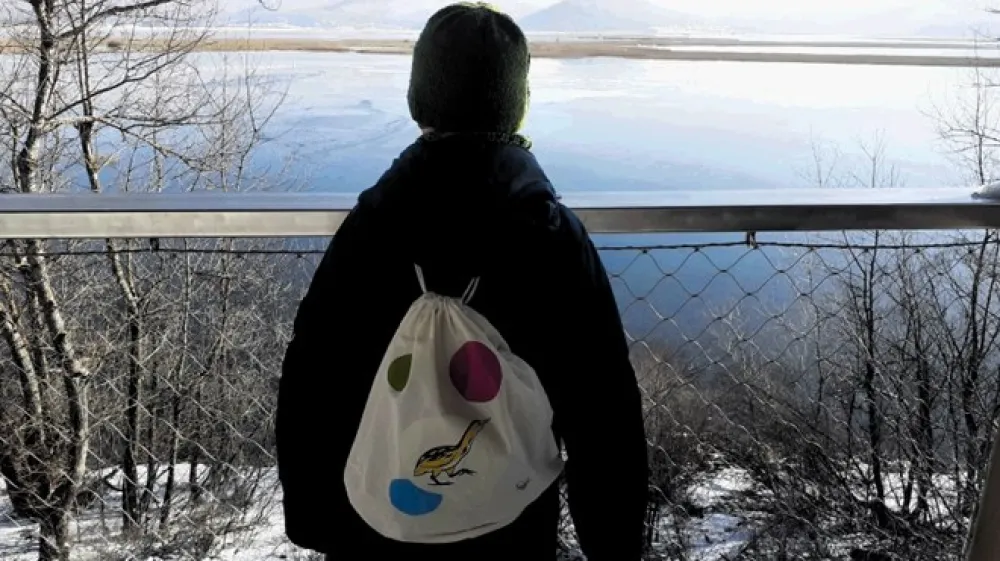 Iz opazovalnic na poti je neverjeten razgled na Cerkni&scaron;ko jezero.