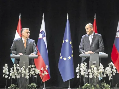 Premierja Jan&scaron;a in Orban sta v Lendavi podpisala sporazum, ki naj bi omogočil, da bo za  projekte  porabskih Slovencev v petih letih na obeh straneh meje na voljo kar 50 milijonov evrov.