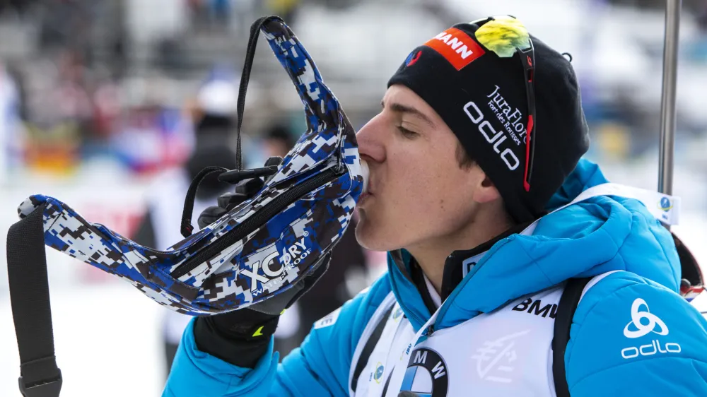 Quentin Fillon Maillet- 09.12.2018 - Biatlon Pokljuka 2018  svetovni pokal  zasledovalno, moki, 12,5 km //FOTO: Matja Rut