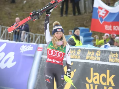 , Mikaela Shiffrin zmagovalke slaloma- 02.02.2019 - Mariborsko Pohorje - 55. Zlata lisica 2019 - svetovni pokal v alpskem ?enskem smu?anju - slalom - //FOTO: Bojan Velikonja