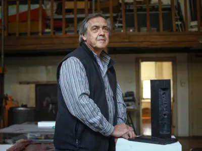 - 29.03.2022 &ndash; Matjaž Počivav&scaron;ek, akademski kipar &ndash; redni profesor na Akademiji za likovno umetnost in oblikovanje v Ljubljani, //FOTO: Luka Cjuha