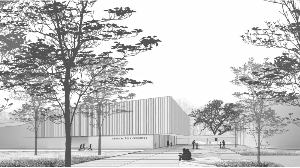 Tak&scaron;en bo nov prizidek k osnovni &scaron;oli Loka v Črnomlju. Zgrajen naj bi bil do &scaron;olskega leta 2024-2025. F Občina Črnomelj