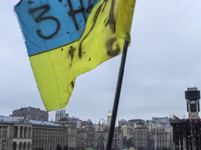 - Ukrajina 2014 - Kijev, trg Maidan    //FOTO: Jaka Gasar