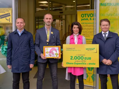 Merkur, donacija, vrtec