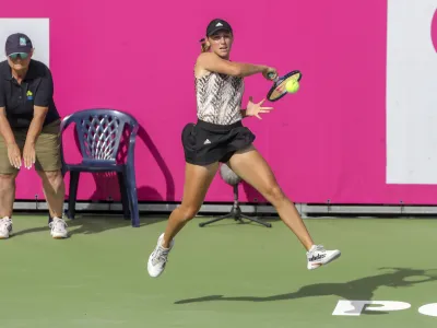 Kaja Juvan - 17.09.2021  Portoro - tenis enske - enski teniki turnir serije WTA Zavarovalnica SAVA Portoro - //FOTO: Jaka Gasar