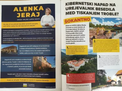 Župan občine Velike La&scaron;če dr. Tadej Malovrh odgovarja na zavajajoč predvolilni oglas Alenke Jeraj v občinskem glasilu.