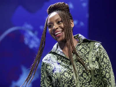 Chimamanda Ngozi Adichie- 29.04.2022 &ndash; Festival Fabula - pogovor z nigerijsko pisateljico Chimamando Ngozi Adichie, Cankarjev dom //FOTO: Jaka Gasar