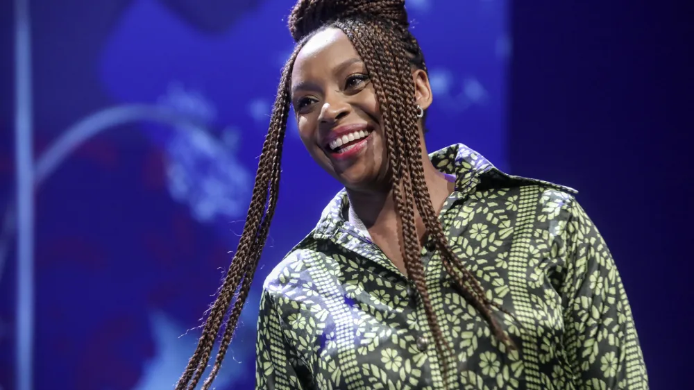 Chimamanda Ngozi Adichie- 29.04.2022 &ndash; Festival Fabula - pogovor z nigerijsko pisateljico Chimamando Ngozi Adichie, Cankarjev dom //FOTO: Jaka Gasar