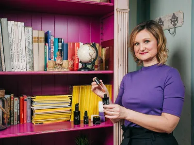 Nu&scaron;a Marinc je kozmetično linijo Nanu predstavila na lanskem sejmu Narava in zdravje. (Foto: Sini&scaron;a Kanižaj)