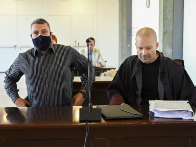 Žarko Gorenjc - 04.05.2022 &ndash; sojenje Žarku Gorenjcu za umor žene &ndash; 5. marca 2021 je v Dolu pri Polici s pasom kopalnega pla&scaron;ča zadavil ženo. //FOTO: Nik Erik Neubauer