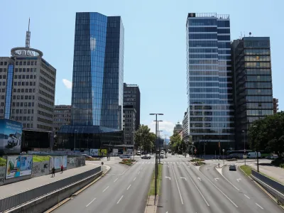 Hotel ATower in Hotel Intercontinental<br><br>&nbsp;<br><br>- 09.08.2021 -&nbsp;Severna&nbsp;mestna&nbsp;vrata&nbsp;- Bavarski dvor v&nbsp;Ljubljani&nbsp;-<br><br>&nbsp;<br><br>//FOTO: Bojan Velikonja<br><br>