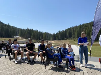 Ukrajinski biatlonci na Pokljuki