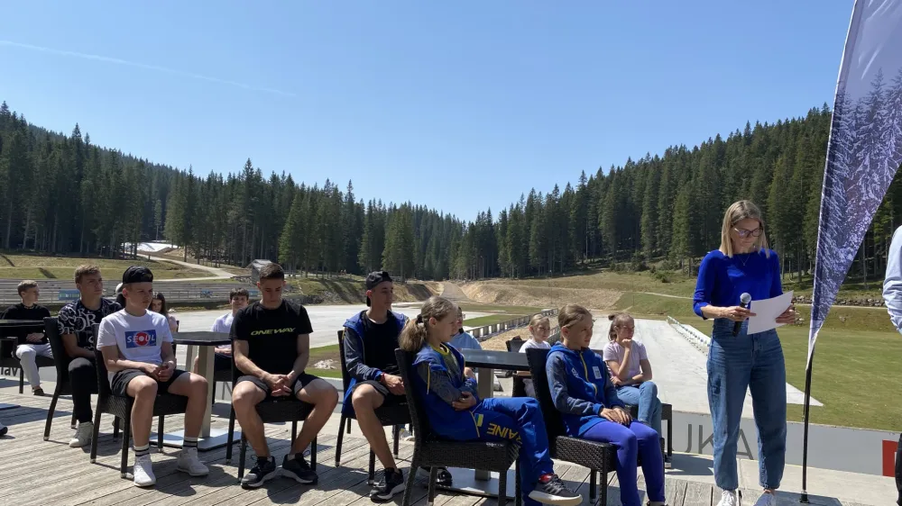 Ukrajinski biatlonci na Pokljuki