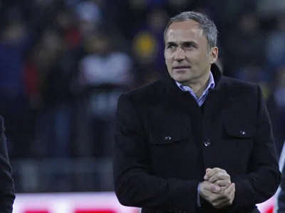  glavni trener NK Maribor Darko Milanič nogomet - Maribor: Lazio Rim, evropska liga, 6. krog: skupina J//FOTO: Luka Cjuha