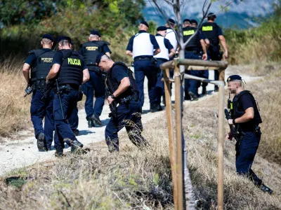 Branimir Čaleta je septembra 2020 pred sodi&scaron;čem pobegnil pravosodnim policistom in tako sprožil eno večjih iskalnih akcij na Hrva&scaron;kem. Na&scaron;li so ga osem ur kasneje. Foto: Pixsell