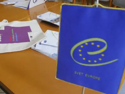  Informacijski urad Sveta Evrope v Republiki Sloveniji - pisarna Svet Evropev Ljubljani, Rimska 16 ///FOTO: Jaka AdamičOPOMBA: ZA OBJAVO V ČASOPISU DNEVNIK