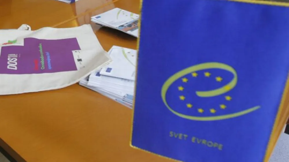  Informacijski urad Sveta Evrope v Republiki Sloveniji - pisarna Svet Evropev Ljubljani, Rimska 16 ///FOTO: Jaka AdamičOPOMBA: ZA OBJAVO V ČASOPISU DNEVNIK