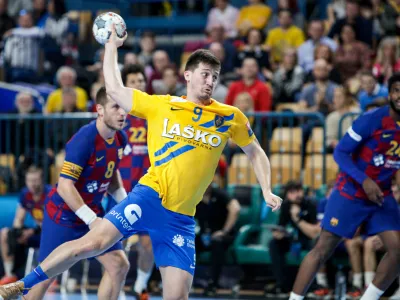 David Razgor - 23.02.2020  rokomet  Celje PL: Barcelona, liga prvakov, 13. krog: skupina A //FOTO: Matja Rut