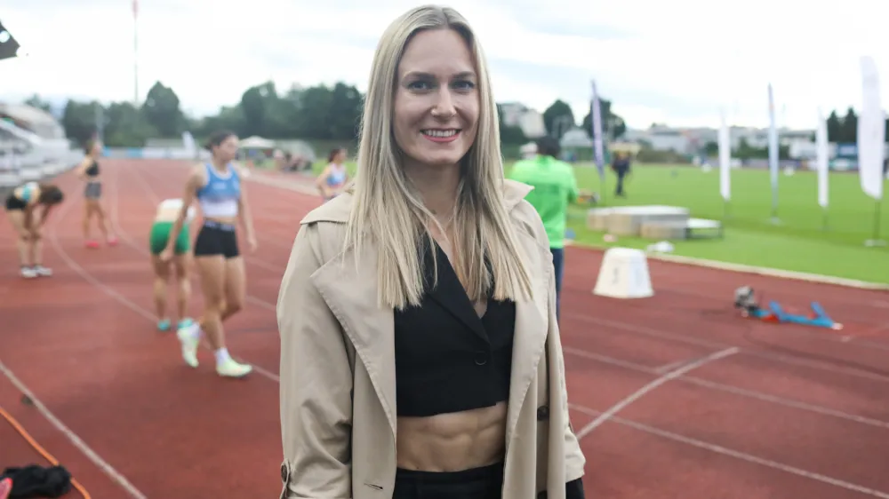 Neja Filipič, skok v daljavo&nbsp;- 09.06.2022 -&nbsp;17. memoarial Matica &Scaron;u&scaron;ter&scaron;iča in&nbsp;Patrika Cvetana &ndash; mednarodni&nbsp;atletski miting na stadionu&nbsp;ŽAK v Ljubljani - atletika&nbsp;//FOTO: Bojan Velikonja