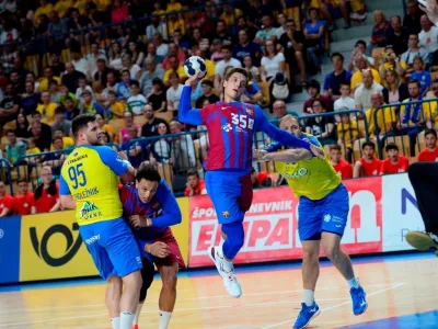 rokomet, celje pivovarna la&scaron;ko, barcelona, domen makuc