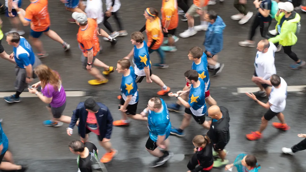 Dunajski maraton, ki je potekal aprila, je bil označen kot tarča bombnega napada po vzoru bombnega napada na Bostonskem maratonu leta 2013. Fotografija je simbolična.&nbsp;