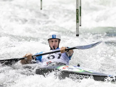 Martin Srabotnik- 16.08.2020  Tacen - kajak / kanu - ECA evropski pokal v slalomu na divjih vodah - tekmi članskega slovenskega pokala HSE v slalomu in prvi izbirni tekmi za sestavo reprezentance - //FOTO: Matja Rut