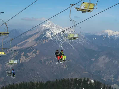 smuči&scaron;če, Krvavec, sedežnica, žičnica. Foto: Tatjana Pihlar 