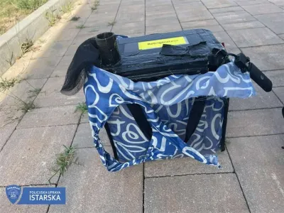 Nemca sta v kampu v Rovinju z ročno izdelano kamero, skrito v hladilni skrinji, na plaži snemala otroke. pedofilija, Hrva&scaron;ka, Rovinj, Istrska policijska uprava, snemanje otrok
