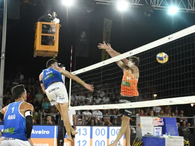 Amieva in AveiroVandecaveye in Vandecaveye- 31.07.2022 - Odbojka na mivki Ljubljana Beach Volley 2022 &ndash; finale svetovne serije //FOTO: Nik Erik Neubauer