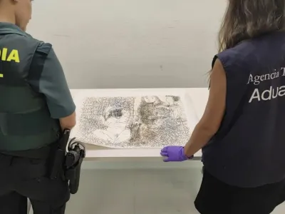 Na letali&scaron;ču v Ibizi so v začetku julija zasegli originalno skico Pabla Picassa, ki jo je njegov lastnik sku&scaron;al brez prijave pretihotapiti v &Scaron;panijo.&nbsp;