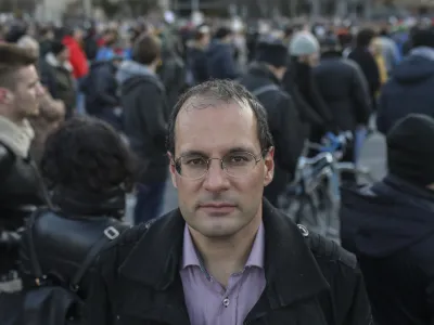 - 01.03.2022 - Gorazd Kovačič - sindikat univerze - stavke javnega sektorja //FOTO: Jaka GasarOPOMBA: ZA OBJEKTIV - INTERVJU