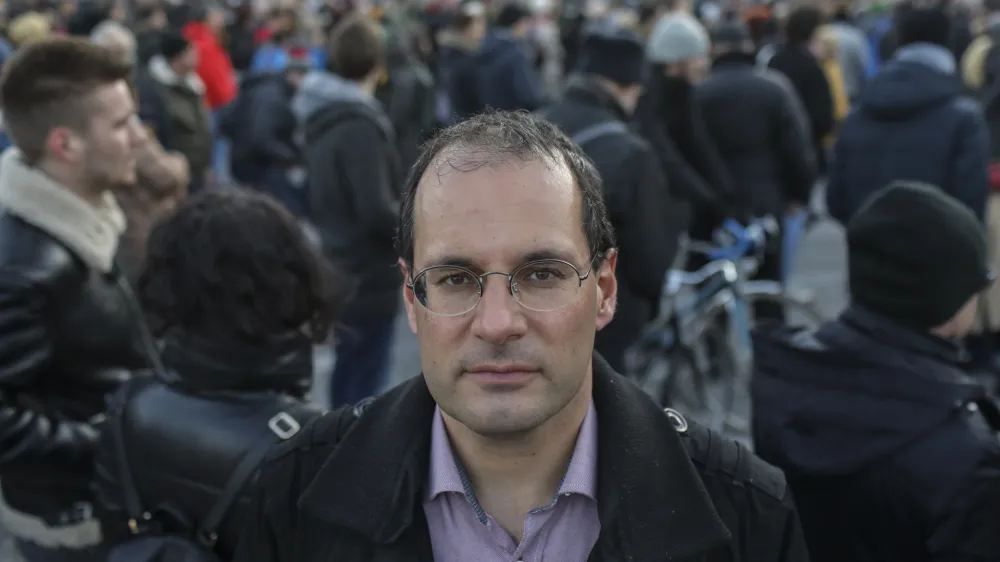 - 01.03.2022 - Gorazd Kovačič - sindikat univerze - stavke javnega sektorja //FOTO: Jaka GasarOPOMBA: ZA OBJEKTIV - INTERVJU