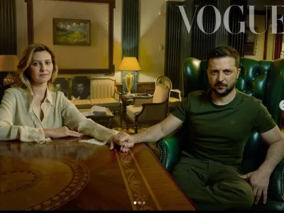 Volodimir Zelenski za revijo Vogue