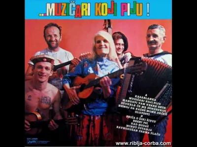 Album skupine Riblja čorba Večeras vas zabavljaju muzičari koji piju se je minuli teden zna&scaron;el na prvem mestu lestvice najbolje prodajanih albumov na Hrva&scaron;kem, in to kljub temu, da je prvič iz&scaron;el že leta 1984. Takrat je doživel slab odziv. "Album Večeras vas zabavljaju muzičari koji piju je nekak&scaron;na republi&scaron;ka komisija proglasila za &scaron;und, kar je vplivalo na ceno in plasman albuma. Do tedaj smo Mrtvo prirodo prodali za okoli 700.000 primerkov, Buvlju pijacu za približno 250.000, Muzičari koji piju pa so komaj presegli 120.000 prodanih kopij, kar je bil za nas tedaj neuspeh," je za srbske medije povedal frontman skupine Bora Đorđević.