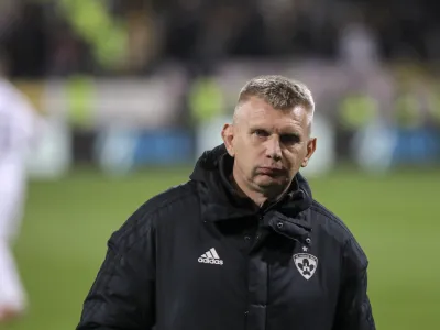 trener Maribora Radovan Karanović- 09.04.2022 &ndash; nogomet - Maribor: Olimpija, Prva liga Telemacha, 30. krog: //FOTO: Jaka Gasar