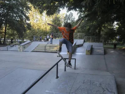 - 16.08.2022 &ndash; Skejtarji, rolkarji v parku Tivoli //FOTO: Jaka Gasar