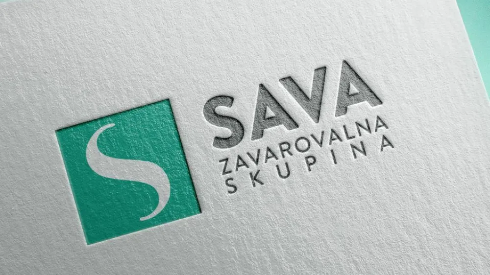 Nov logo SavaRe, zavarovalna skupkina sava. Uporabljaj samo tega