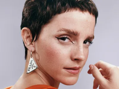 EMMA WATSON OBRAZ KAMPANJE ZA NOVO ŽENSKO DI&Scaron;AVO BLAGOVNE ZNAMKE PRADA