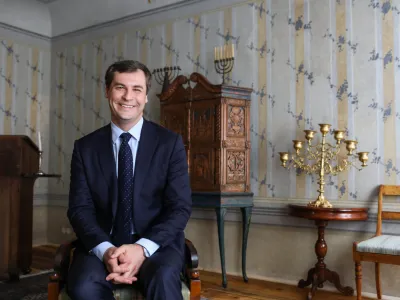 - Alexander Grodensky, rabin slovenske Liberalne judovske skupnosti- 31.08.2022 &ndash; Judovski kulturni center &ndash; Sinagoga Ljubljana, Križevni&scaron;ka 3 //FOTO: Bojan Velikonja