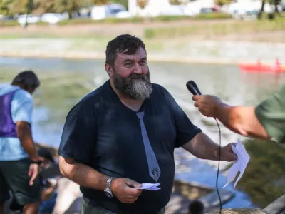 04.09.2022. Tradicionalna prireditev Boj čolnarjev na Ljubljanici.//FOTO: Bojan Velikonja