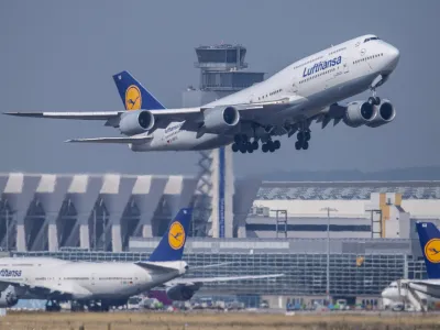 FILED - 27 August 2019, Hessen, Frankfurt_Main: A Lufthansa Boeing 747 passenger plane takes off from Frankfurt airport. Lufthansa flights are operating as scheduled on Saturday, according to a spokesperson in Germany, a day after a strike brought the network largely to a halt. Photo: Boris Roessler/dpa