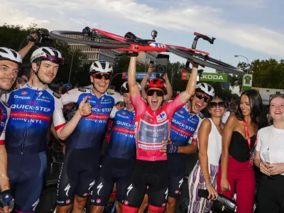 Skupna zmaga Remca Evenepoela veliko pomeni celotni ekipi Quick-Stepa.
