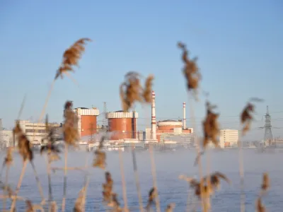A general view shows the Pivdennoukrainsk Nuclear Power Plant in Yuzhnoukrainsk, Mykolaiv region, Ukraine, December 13, 2016. Press service of the National Nuclear Energy Generating Company Energoatom/Handout via REUTERS  ATTENTION EDITORS - THIS IMAGE HAS BEEN SUPPLIED BY A THIRD PARTY. MANDATORY CREDIT. NO RESALE. NO ARCHIVE.