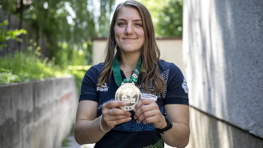 Andreja Le&scaron;ki, judoistka - nova svetovna podprvakinja v kategoriji do 63 kilogramov - 16.06.2021 &ndash; Judo klub Bežigrad - //FOTO: Matjaž Ru&scaron;t