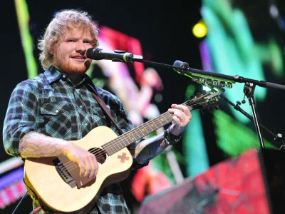 Ed Sheeran performing live in concert<br><br>Featuring: Ed Sheeran<br>Where: Tinley Park, Illinois, United States<br>When: 16 Sep 2015<br>Credit: Ray Garbo/WENN.com