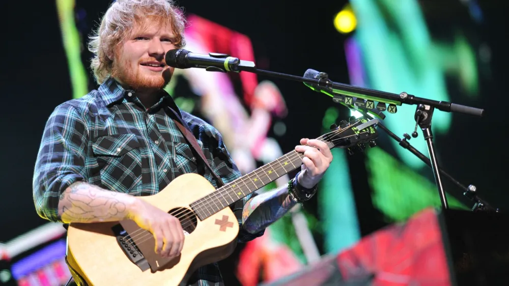 Ed Sheeran performing live in concert<br><br>Featuring: Ed Sheeran<br>Where: Tinley Park, Illinois, United States<br>When: 16 Sep 2015<br>Credit: Ray Garbo/WENN.com